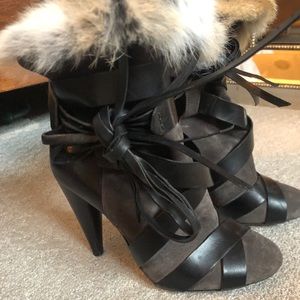 Isabel Marant Fur Trimmed Booties